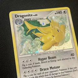 Dragonite 2008 Legends Awakened 2/146 Holo SWIRL Pokemon Card - LP - Image 2