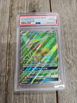 PSA 6 2018 Pokemon Sun & Moon FA/Virizion GX Lost Thunder #197 - Image 1