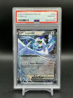 Lugia ex #082/131 Prismatic Evolutions PRE EN PSA 10 GEM MINT 2025 Pokemon TCG - Image 1