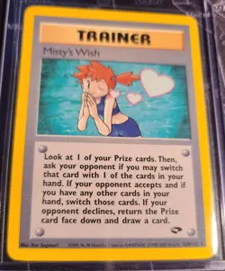 Misty's Wish Gym Challenge 108/132 LP/NM Pokemon TCG Vintage Rare! - Image 1