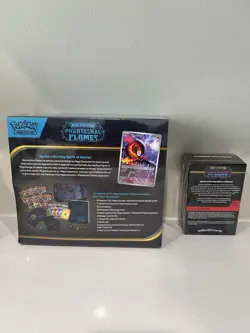 Pokemon TCG Phantasmal Flames ETB Elite Trainer Box + Booster Bundle NEW Sealed - Image 2