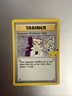 Imposter Professor Oak 73/102 Pokemon Celebrations Card - Image 1