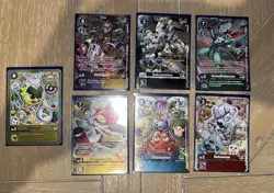 Digimon Card Game 2025 Regional Participant Promo SET (7 Cards) Bandai Card Fest - Image 1