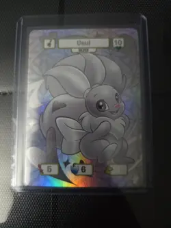Neopets Battledome TCG Silver Usul 25th Anniversary Card - Image 1