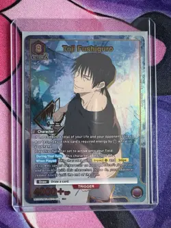 Union Arena Jujutsu Kaisen Toji Fushiguro UEX02BT/JJK-2-026 R* Foil Card NM - Image 1