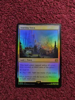 MTG Starting Town 0289 Foil Final Fantasy - Image 1
