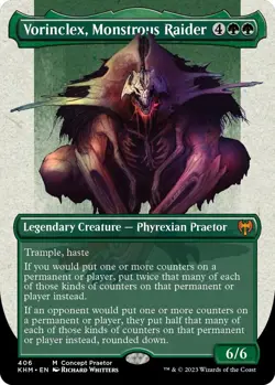 Light Play, English MTG Regular Vorinclex, Monstrous Raider - Concept Praetor Ph - Image 1