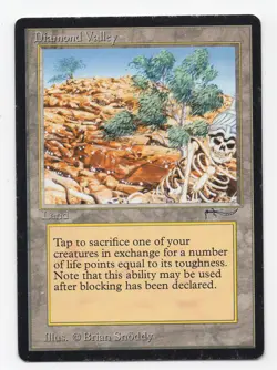 MTG: Magic Arabian Nights - Diamond Valley *Light Play* - Image 1