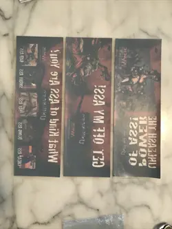 “MAGIC THE GATHERING-UNHINGED” 3 Different PROMO Window Cling Stickers - Image 1