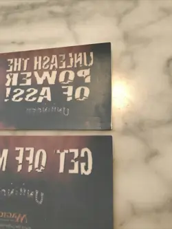 “MAGIC THE GATHERING-UNHINGED” 3 Different PROMO Window Cling Stickers - Image 5