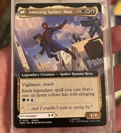 Peter Parker Amazing SpiderMan MTG Promo Magic The Gathering NYCC 2025 NM Mint - Image 1