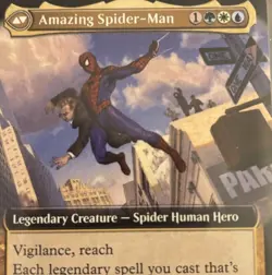 Peter Parker Amazing SpiderMan MTG Promo Magic The Gathering NYCC 2025 NM Mint - Image 2