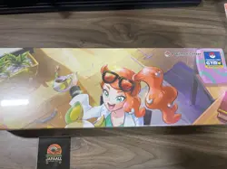 Nintendo Pokemon Card Game Sonia Rubber Play Mat Sleeve Card Box Deck Case Set - Image 1
