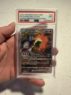 2022 POKEMON SWSH BSP FA/CHARIZARD VSTARULTRA-PREMIUM COLLECTION#262MINT9 - Image 1