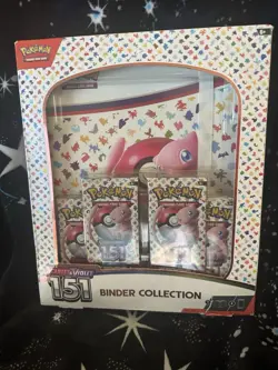 POKEMON SCARLET & VIOLET 151 BINDER COLLECTION BOX NEW SEALED 2023 ACTUAL PICS - Image 1