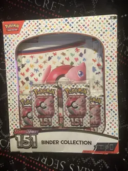 POKEMON SCARLET & VIOLET 151 BINDER COLLECTION BOX NEW SEALED 2023 ACTUAL PICS - Image 2