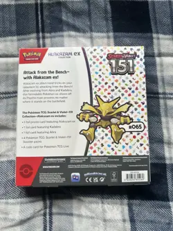 Pokemon TCG: Scarlet & Violet-151 Alakazam ex Collection Booster Box 820650855269 - Image 2