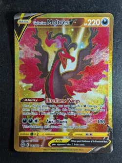 Galarian Moltres V - 183/172 Brilliant Stars (Pokemon) Golden Secret Rare - Image 1
