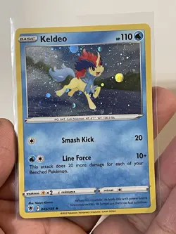 Keldeo Cosmos Holo Rare - 045/189 - Astral Radiance Pokemon 2022 NM - Image 1