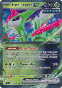 Iron Leaves ex 025/162 Temporal Forces Pokemon TCG Ultra Rare - Image 1