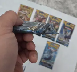 7x Sun & Moon Base Set Booster Packs Pokemon TCG Sealed (Came Out Tag Team Tins) - Image 2
