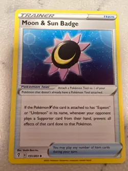Pokemon Moon And Sun Badge - Image 1
