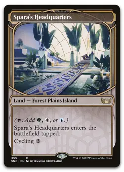 Spara's Headquarters (Showcase) #355 (NM) Streets New Capenna SNC Magic MTG - Image 1