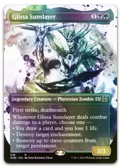 Glissa Sunslayer (Showcase) #318 (Foil) NM Phyrexia All Will Be One Magic MTG - Image 1