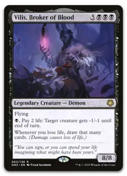 Vilis, Broker of Blood #63 (NM) Game Night: Free-For-All GN3 Magic MTG - Image 1