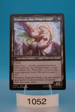 MTG Sephiroth, Fabled SOLDIER Sephiroth, One-Winged Angel Final Fantasy #115 - Image 2