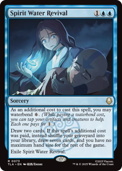4x MTG Spirit Water Revival, NM-Mint, English Avatar: The Last Airbender - Image 1