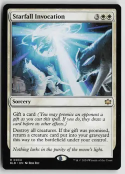 Starfall Invocation R Bloomburrow 34 NM - Image 1
