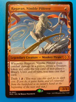 MTG 1x Ragavan, Nimble Pilferer 21 MOM Multiverse Legends Magic Gathering x1 NM - Image 1