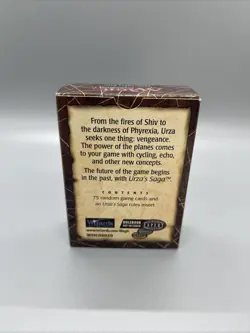 Magic The Gathering Urza’s Saga Starter Deck Box Rules Insert And DCI Insert - Image 2