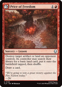 4x MTG Price of Freedom - Foil, NM-Mint, English Avatar: The Last Airbender - Image 1