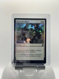 MTG, Raise the Alarm FOIL $3 ORDER MINIMUM - FOIL - Eternal Masters - Magic the - Image 1