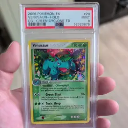 Pokemon TCG Venusaur Crystal Guardians 28/100 Theme Deck Holo PSA 9 Mint - Image 1