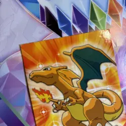 1999 Topps Pokemon TCG Charizard - #06 - Non-Holo - TV Series 1 Black Logo - Image 2