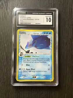 Pokemon Latios EX Holon Phantoms Holo Rare #12 CGC 10 Gem Mint - Image 1