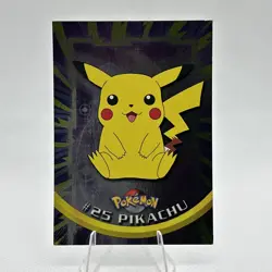 2000 Topps Pokemon TV Animation Series Pikachu #25 Foil Card LP Vintage - Image 1