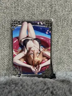 GODDESS STORY LSP #098/100 POWER CHAINSAW MAN METAL ANIME WAIFU CARD - Image 2