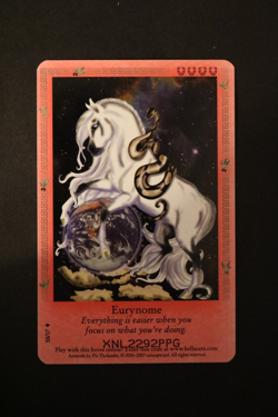 Bella Sara Trading Card - Ancient Lights - Foil S5/17 Eurynome - Image 1