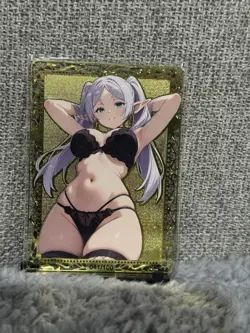 GODDESS STORYLSP #041/100 FRIEREN BEYOND JOURNEYS END METAL ANIME WAIFU CARD - Image 2