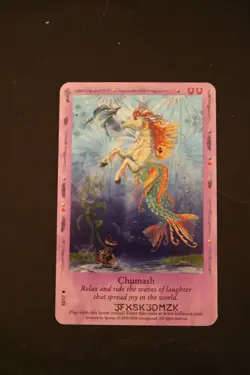 Bella Sara Trading Card - Native Lights - Foil S5/17 Chumash - Image 1
