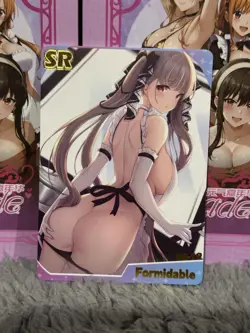 GODDESS STORY GENKI PARADE SR-19 FORMIDABLE AZUR LANE ANIME WAIFU CARD - Image 1