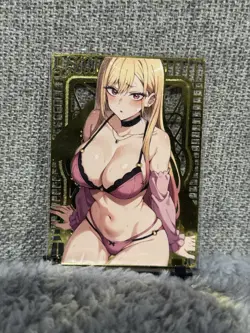 GODDESS STORY LSP #030/100 KITAGAWA MARIN METAL ANIME WAIFU CARD - Image 1