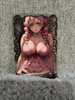 GODDESS STORY MR #031/100 MITSURI DEMON SLAYER GOLD METAL ANIME CARD - Image 1