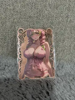 GODDESS STORY MR #031/100 MITSURI DEMON SLAYER GOLD METAL ANIME CARD - Image 2