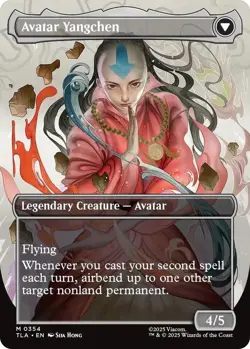 The Legend of Yangchen (Borderless)- Avatar: The Last Airbender- (Foil)(NM) - Image 2