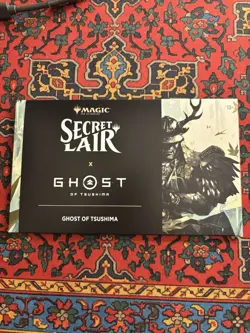 Magic the Gathering Secret Lair x Playstation Ghost of Tsushima NON-FOIL - Image 1